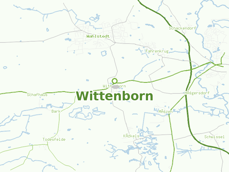 Karte von Wittenborn