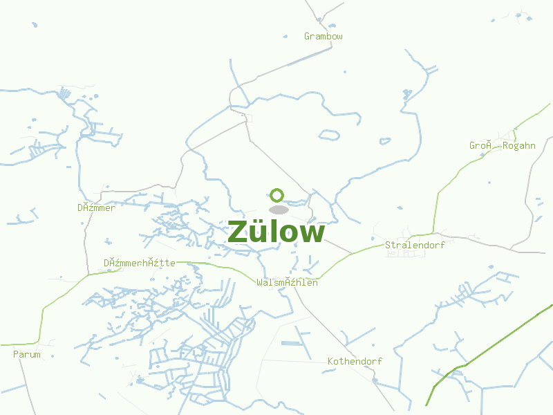 Karte von Zülow