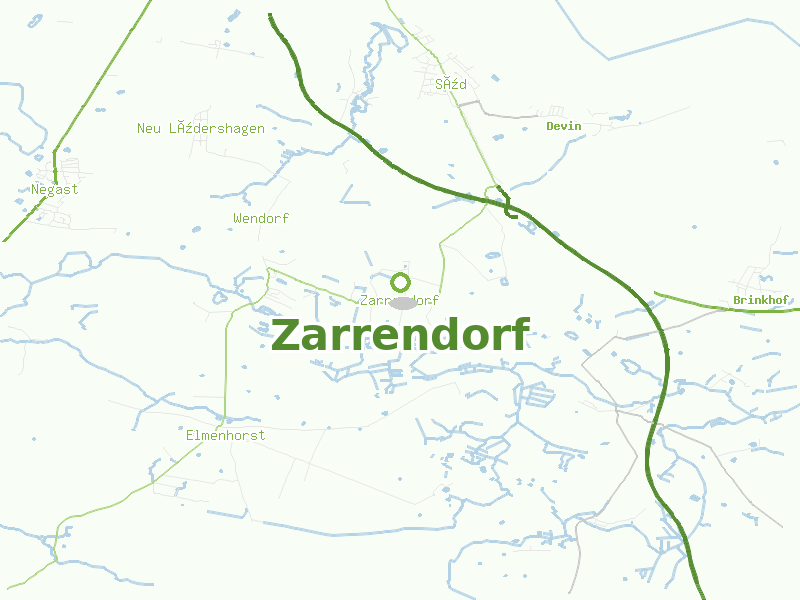 Karte von Zarrendorf