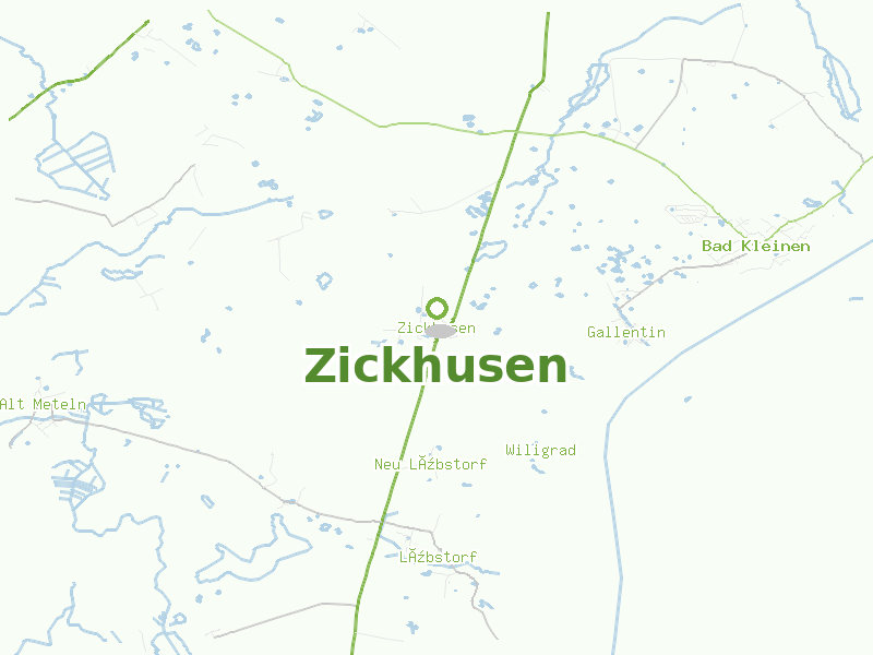 Karte von Zickhusen