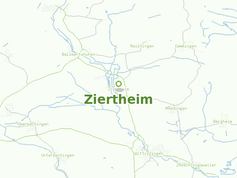 Karte von Ziertheim
