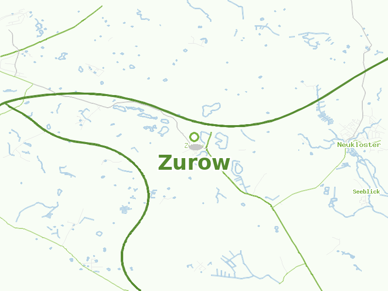 Karte von Zurow